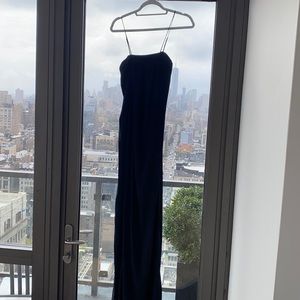 Ian r.n long Strap dress in onyx